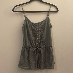Aeropostal Vintage Tank with Lace Detailing